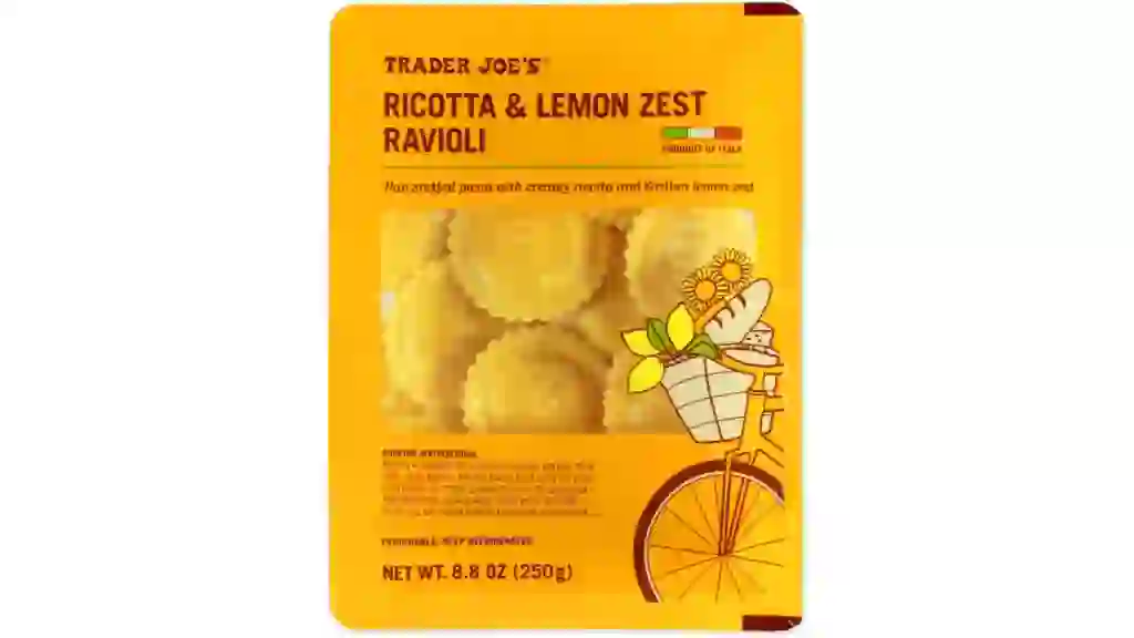 Ricotta and Lemon Zest Ravioli