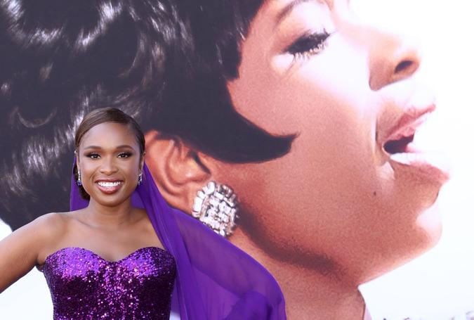 Mandatory Credit: Photo by Matt Baron/Shutterstock (12251335fh)Jennifer Hudson'Respect' film premiere, Arrivals, Los Angeles, California, USA - 08 Aug 2021.