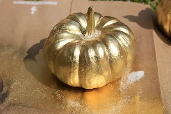 Gold pumpkin