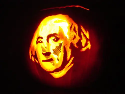 george washington pumpkin carving