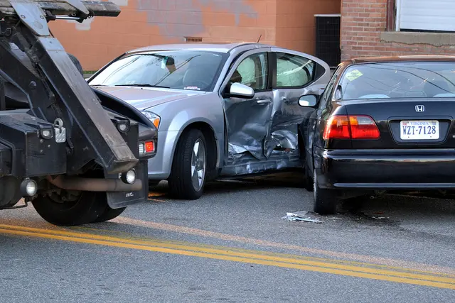 salvaged car